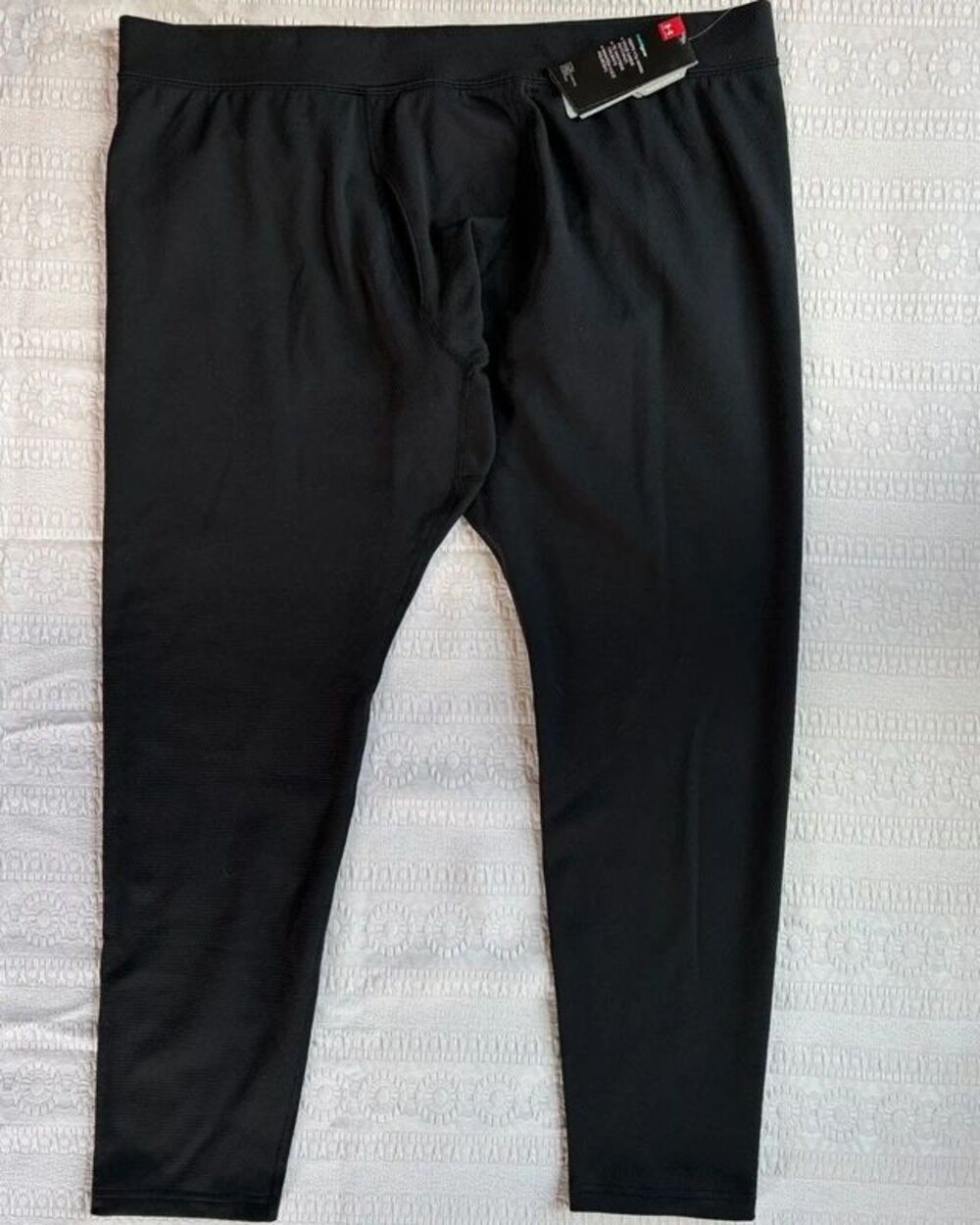 Under Armour ColdGear Base Layer Leggings Mens 3XL Black Fitted NWT 30" Inseam